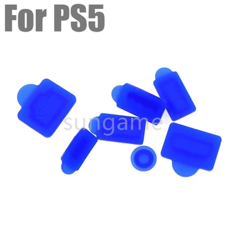 1 комплект силиконовых пылезащитных заглушек для аксессуаров PS5 USB-защита от пыли Пылезащитная игровая консоль