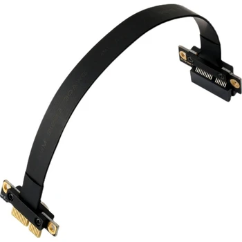 180 ° PCIE X1 Riser Cable Высокоскоростной Удлинитель PCIe 3.0 x1 -x1 8 Гбит/с PCI Express 1x Riser Card Ribbon Extender