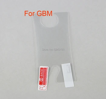 2 комплекта/лот для Gameboy Micro Прозрачная защитная пленка для ЖК-экрана + чистая ткань для GBM
