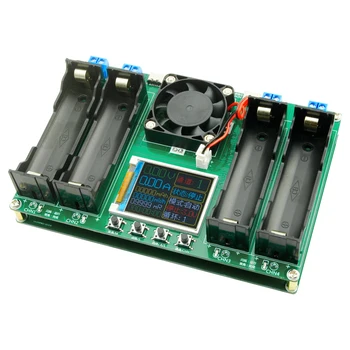 4-канальный модуль датчика заряда батареи Охлаждающий вентилятор Тестер емкости батареи Внутреннего сопротивления Поддерживает защиту от перегрева