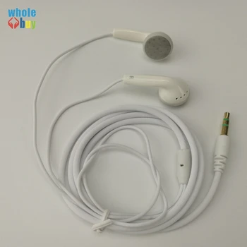 500 шт./лот оптовая продажа черный белый 3,5 мм наушники толщиной 1,1 м линия crod кабель гарнитура дешевая хорошего качества для музыки MP3 MP4 iPod