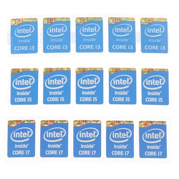 5шт 4-го поколения Intel Core I3 I5 I7 Наклейка-наклейка для украшения ноутбука
