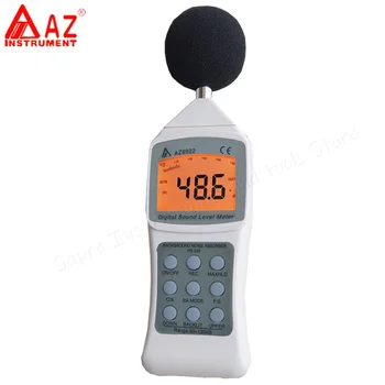 AZ8922 Цифровой измеритель уровня звука шумомер портативный измеритель звуковых децибелов тестер шума AZ-8922