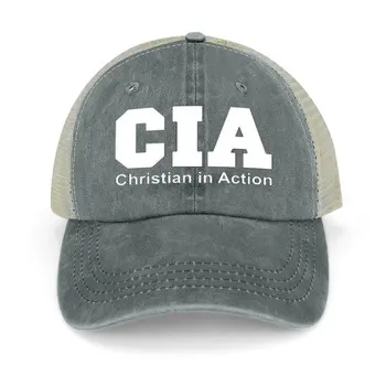 C.I.A.: Ковбойская шляпа Кристиана в действии, Новинка В шляпе, Значок, Женская шляпа, мужская