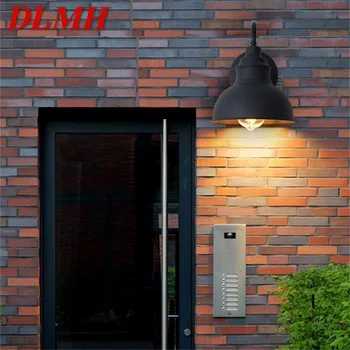 DLMH Уличный настенный светильник, бра, Классическое светодиодное освещение, Водонепроницаемое IP65, домашнее украшение для крыльца