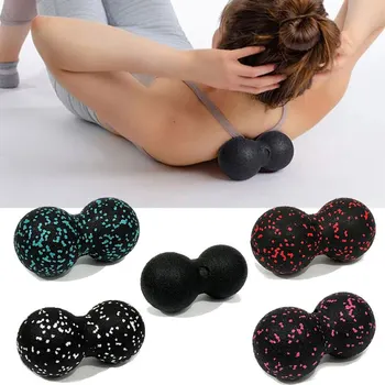EPP Арахисовые шарики для массажа тела, мяч для фасции, Пеноблок для йоги, Расслабление мышц высокой плотности, Упражнения для лакросса, фитнес, Облегчение боли