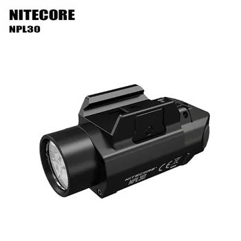 NITECORE NPL30 Светодиодный военный фонарь для стрельбы, Охотничий пояс, батарея GR123A, Тактический Универсальный Оружейный фонарь CREE XP-G3 1200LM