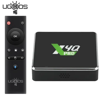 UGOOS X4 X4Q PRO DDR4 4 ГБ 32 ГБ X4Q ПЛЮС Amlogic S905X4 Android 11,0 TV Box 1000M LAN телеприставка 4K Медиаплеер ТВ-ресиверы