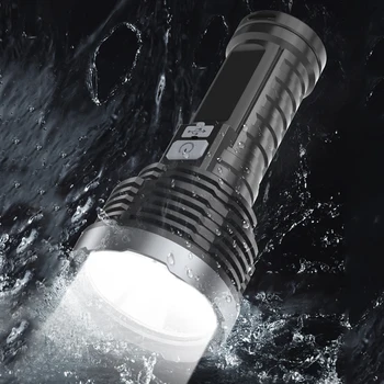 XPE + COB светодиодный фонарь для кемпинга Фонарик 1200 мАч USB-аккумулятор Водонепроницаемый фонарь для кемпинга Индикатор мощности лампы для рыбалки на открытом воздухе
