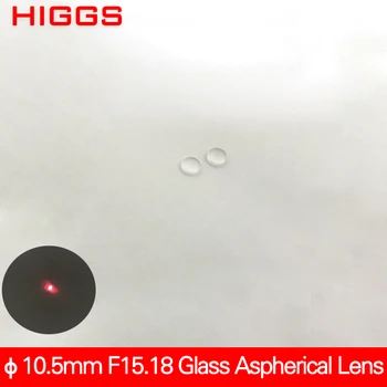 Высококачественный Диаметр 10,5 мм фокусная длина 15,18 мм Стеклянная асферическая лазерная фокусирующая линза Оптическая коллимирующая линза с AR покрытием