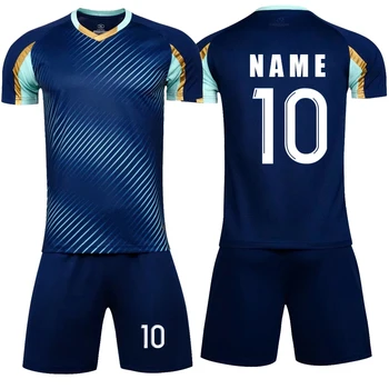 Комплект футбольной майки для мальчиков, мужская футбольная форма, изготовленные на заказ футбольные майки для взрослых, футбольный костюм для детей 2021 года, спортивный костюм для футбола для взрослых
