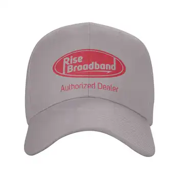 Модная качественная джинсовая кепка с логотипом Rise Broadband, вязаная шапка, бейсболка