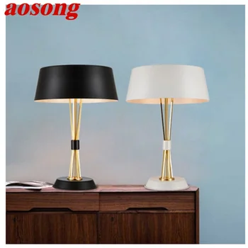 Настольные лампы AOSONG, современные модные настольные светильники, светодиодные для украшения дома, гостиной, спальни