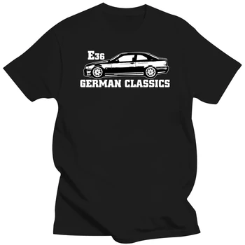 Новая летняя модная футболка 2019 года, хлопковая футболка Germany Classic Legend Car E36 3er