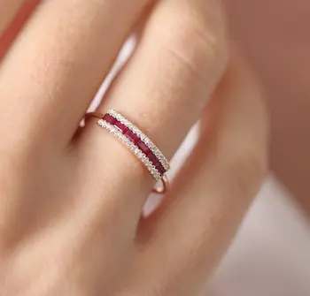 Новинка 2023 года, минималистичные тонкие кольца для женщин, свадебные, с блестящим кубическим цирконием, высококачественное универсальное женское ювелирное кольцо на палец