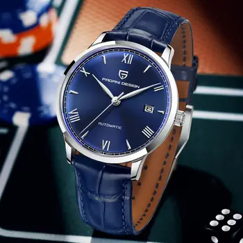 Новые мужские часы PAGANI DESIGN, роскошные простые Автоматические часы для мужчин, деловые механические наручные часы NH35A, Сапфировое стекло