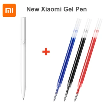 Оригинальная Гелевая Ручка Xiaomi MI Pen 9,5 мм Без Колпачка Bullet Pen Черная Ручка PREMEC Smooth Switzerland Refill MiKuni Япония