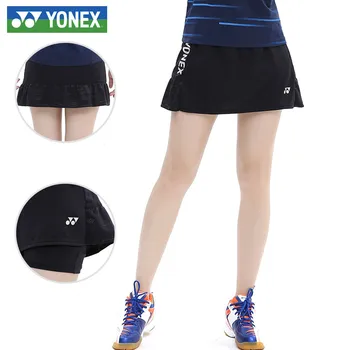 Оригинальная юбка для бадминтона Yonex, крутая быстросохнущая юбка, женское платье, юбка для спортивной одежды, теннисная юбка для женщин