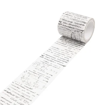 Подарочная упаковка в винтажном стиле, маскирующая наклейка для украшения своими руками, свободный крой для ведения дневника, канцелярские принадлежности, лента Васи длиной 8 м