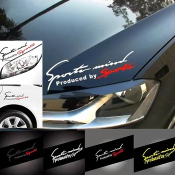 Популярные 1 шт. Черно-красный Гоночный автомобиль с автоотражающими виниловыми графическими наклейками TRD для автомобиля