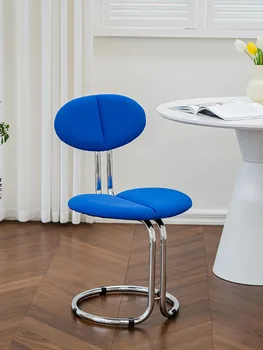 Роскошные Обеденные Стулья Креативный Дизайн спинки стула для гостиной Стул для переодевания в спальне Стул для макияжа Мебель для ресторана Кафе