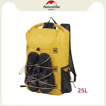 Рюкзак Naturehike для сухого и влажного отделения объемом 25 л, рюкзак для плавания на открытом воздухе, походная сверхлегкая портативная спортивная водонепроницаемая сумка через плечо