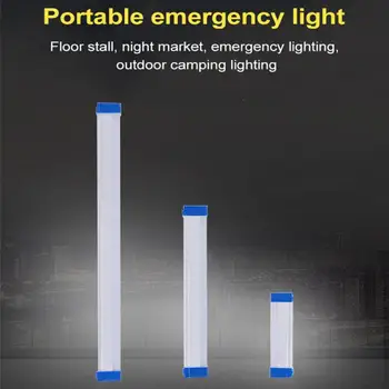 Светодиодная трубка 17 см/ 52 см, Светодиодная лампа для палатки, USB Перезаряжаемый фонарик, Портативное мобильное аварийное освещение, ночник для кемпинга на открытом воздухе