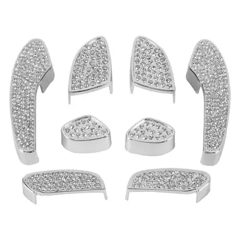 Серебряные украшения с кристаллами Переключатель Регулировки сиденья Декоративные Накладки для Mercedes Benz C E GLC W205 W213 X205