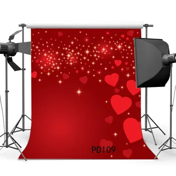 Фоновые изображения Боке Ореолы Блестящие Звезды Красные Сердца День Святого Валентина Портреты влюбленных малышей Фон для фотографий
