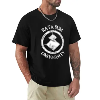 Футболка Rata Sum University, футболки для тяжеловесов, футболка с коротким рукавом, мужская одежда