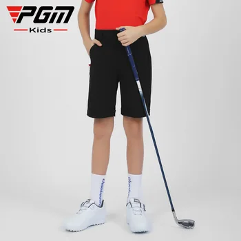 Шорты для гольфа для мальчиков PGM Летние молодежные спортивные штаны Одежда для гольфа для детей KUZ160