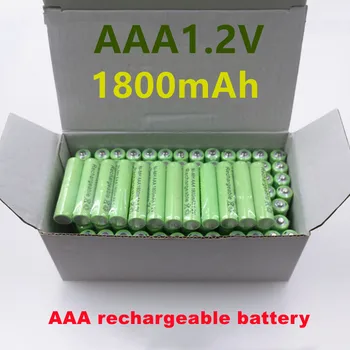 1 ~ 20ШТ 100% Оригинальная качественная аккумуляторная батарея AAA 1800 мАч 1.2 В AAA 1800 мАч Ni-MH аккумуляторная батарея 1.2 В 3A