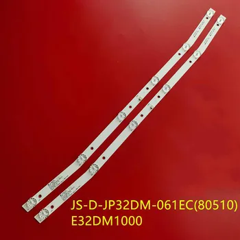 10 компл. = 20шт 578 мм светодиодных полосок подсветки 6 ламп для JS-D-JP32DM-061EC MS-L2082 (80510) E32DM1000 HE-75