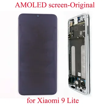 100% Оригинальный дигитайзер с экраном Super Amoled диагональю 6,39 дюйма в сборе с рамкой для запчастей xiaomi 9 Lite