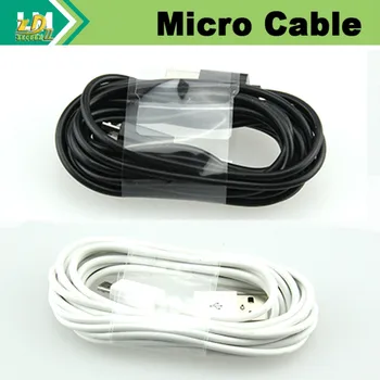100 шт./лот Высококачественный Кабель Micro USB/V8 1M USB Calbe для Samsung S3 S4 S5 HTC Кабели для Зарядки и передачи данных