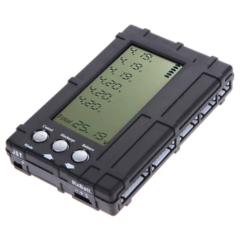 3 в 1 ЖК-радиоуправляемый Разрядник аккумулятора, Балансировочный Измеритель, Тестер для 2-6 S Lipo Li-Fe Измеритель напряжения аккумулятора