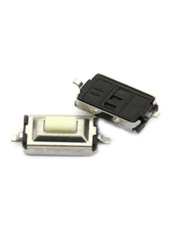 50шт Высокое качество 3*6*2.5 мм 3*6*2.5 В 3x6x2,5 мм SMD белый кнопочный переключатель микропереключатель Переключатель такта