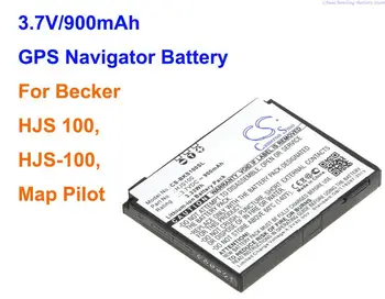 900 мАч GPS, Аккумулятор для навигатора 338937010208, HJS100 для Becker HJS 100, HJS-100, Map Pilot