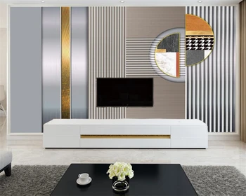 beibehang Индивидуальные обои для рабочего стола из папье-маше геометрический абстрактный современный трехмерный фон для спальни, гостиной, телевизора