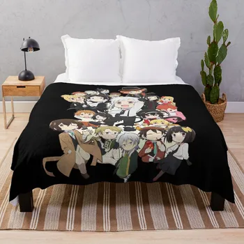 Bungou Бродячие собаки Ван Аниме Плед Одеяло Диван Мягкая кровать Одеяла Одеяло для ребенка