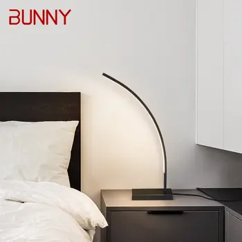 BUNNY LED 3 Цвета Латунный настольный светильник Современный Простой Креативный декор Настольная лампа для домашнего кабинета спальни
