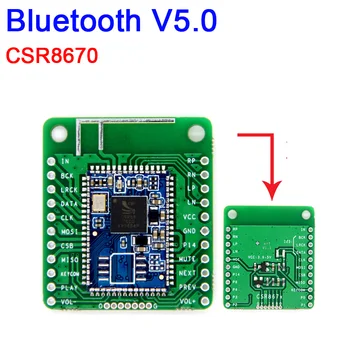CSR8670 Bluetooth 5,0 Маломощный Стерео аудио Модуль Bluetooth APTX с Компрессией Без Потерь I2S Fiber SPDIF для Усилителя мощности