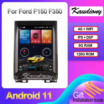 Kaudiony Android 11 Для Ford F-150 F150 Автомобильный DVD Мультимедийный Плеер Стерео Авто Радио GPS Навигация 4G WIFI Видео DSP 2008-2020