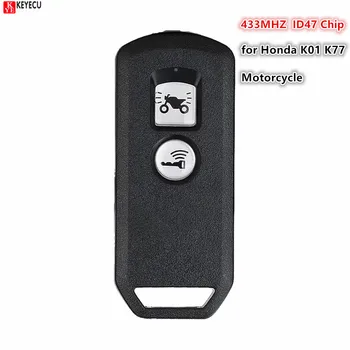 KEYECU OEM 2 Кнопки Смарт-Карты Дистанционного Ключа 433 МГц ID47 Чип для Honda K01 K77 Ключ Мотоцикла P/N: 014008330