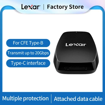 Lexar Professional CFexpress Type B USB 3.2 поколения 2 ×2 кард-ридер 2-в-1 USB Type-C-USB CF-ридер для систем PC и Mac