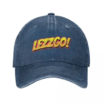 Lezzgo - Lets Go - Lets Goo Meme Бейсболка Винтажная С Защитой От Ультрафиолета Солнечная Шляпа Шляпа Для Мужчин Женская