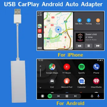Owtosin CarPlay Auto Dongle Адаптер USB для Android Автомобильный GPS Навигация Автомагнитола Телефоны Apple iOS Android Смартфон