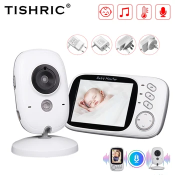 TISHRIC VB603 2.4G Видео Радионяня 2-Полосный Аудио Разговор Камера Наблюдения За Ребенком С Видеокамерой Ночного Видения для Детской Комнаты