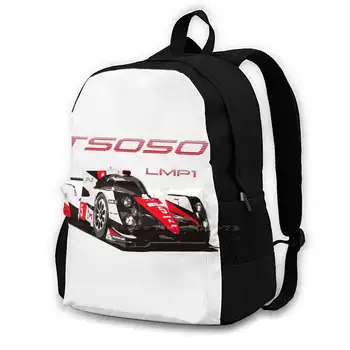 Ts050 Гибридный гоночный автомобиль Lmp1, модные сумки для путешествий, рюкзак для ноутбука, гибридный гоночный автомобиль, Wec Race Motorsport Lm R18 Denso Ts050