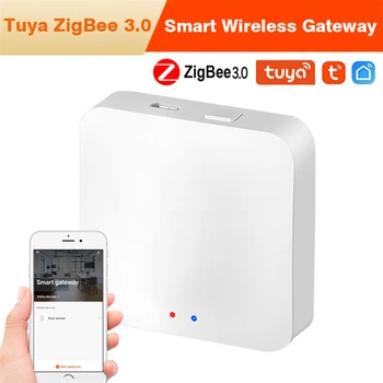 Tuya ZigBee 3.0 Smart Wireless Gateway Hub Home Bridge, Tuya Smart Life Работает с Alexa Echo, Центром управления Google Home